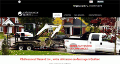 Desktop Screenshot of chateauneufgenest.com